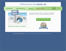 Tablet Screenshot of doolee.de